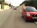 Citroen GS running with three wheels. 2