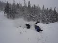 Skiing Jump Wipeout Skiing Jump Wipeout
