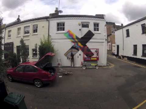 youngturksrecords - In August 2012 our friends at High Rise painted the artwork from The xx's new album Coexist onto the side of the XL Recordings / Young Turks office in west L...