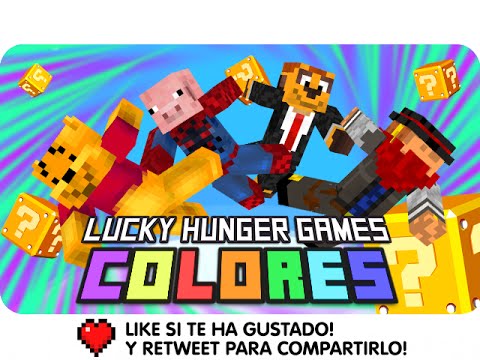 COLORES! :3 | Minecraft Lucky Blocks Hunger Games con Exo, Macundra, Sarinha y Luh