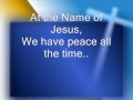 Yes to Jesus the Lord of Peace