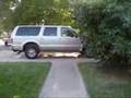 Battleship Blocking Sidewalk