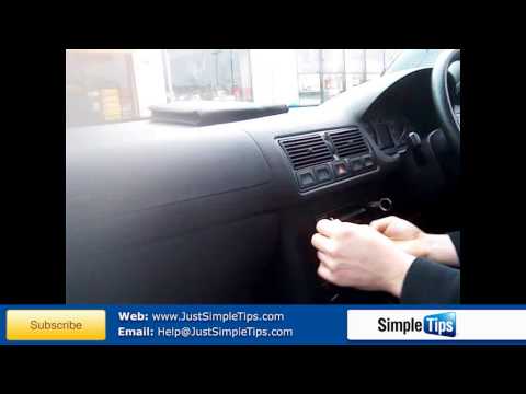 how to remove vw golf radio