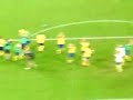 Euro 2008- Sweden Greece- the players cheer with the fans