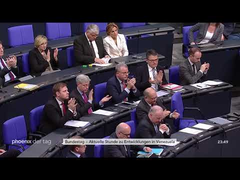 Aktuelle Stunde im Bundestag zu Venezuela am 30.01.19 ...