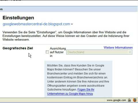 Google Webmaster Tools: Video Tutorial Teil 2 0 Google Webmaster Tools: Video Tutorial Teil 2