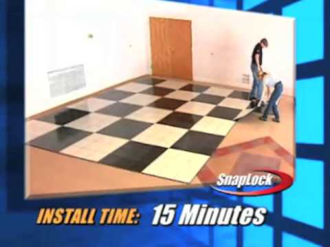 how to snap flooring