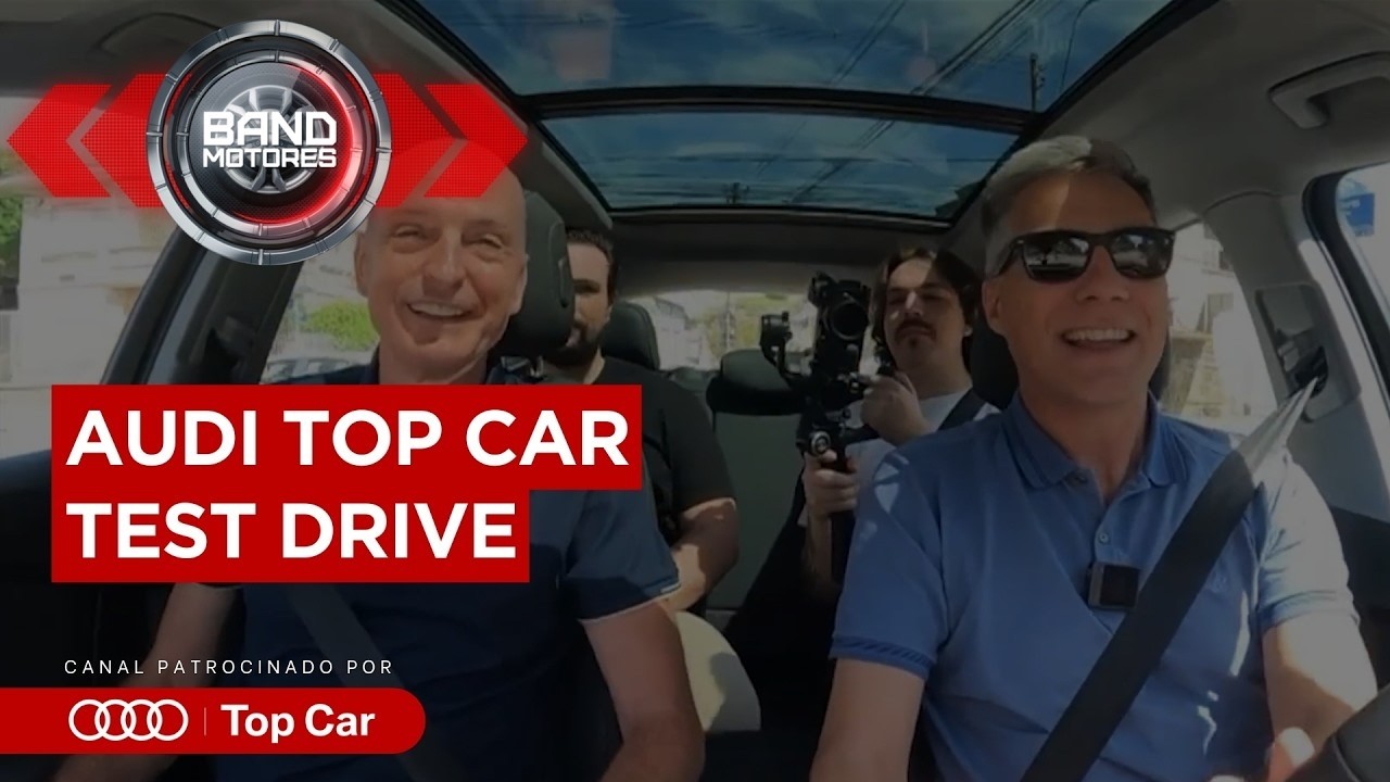 Test drive na Audi Top Car | Band Motores