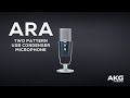 мініатюра 0 Відео про товар Мікрофон студійний конденсаторний AKG Ara C22-USB