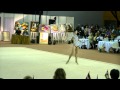 Merkulova Alexandra (RUS) clubs all-around Baltic hoop 2012