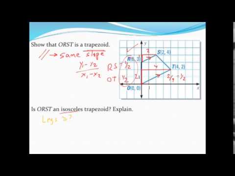 how to prove a quadrilateral is a trapezoid