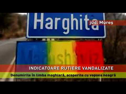 Suspectul de vandalizarea indicatoarelor în limba maghiară, reținut