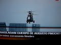 Pinochet - traslado del feretro al cementerio Pinochet - traslado del feretro al cementerio