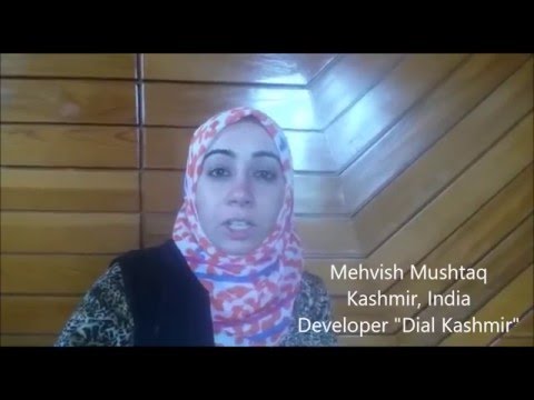 Message from Mehvish Mushtaq-Developer of "Dial Kashmir" Apps for CAN Federation