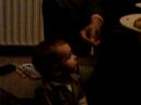my little brother eating pie