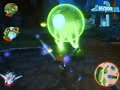 Keira, old Samos, young Samos and Brutter flee from the city with the Rift rider using a Lurker balloon, and Jak must secure their lift-off from Metal Head attacks.