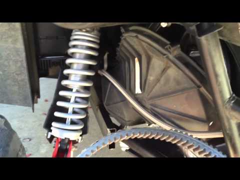 how to change belt on rzr xp 900