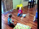 Rhys singing Heads shoulders knees and toes