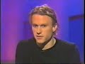heath ledger being interviewed by ray martin - one of australia's most revered presenters.
