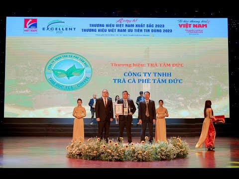 Công ty Trà Cà Phê Tâm Đức lọt TOP 10 thương hiệu Việt Nam xuất sắc năm 2023