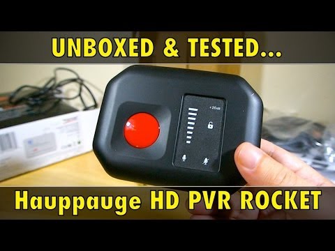 PVR - Hauppauge one of the best known names in game capture devices have a new gadget, the HD PVR ROCKET. Lets see how well it works in this unboxing of the HDPVR ...