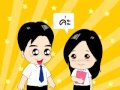 Wedding Cartoon (Cute Style) - Gift & Phol Wedding Cartoon (Cute Style) - Gift & Phol