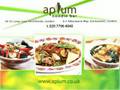 Apium Noodle Bar advert for Norwich airport screens