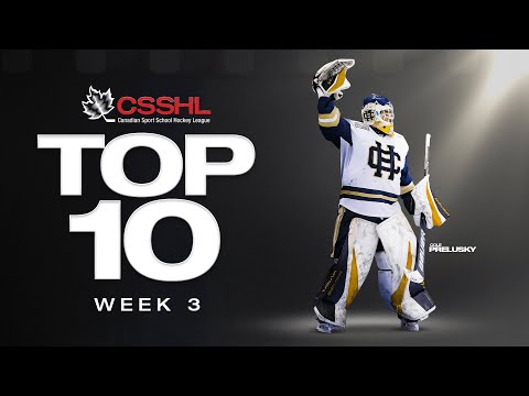 Maxx Parfitt CSSHL Top 10: Week 3 (November 6-12, 2024