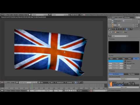 Как создать 3d флаг