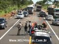 F-250 X Gol Acidente gravíssimo com morte do motorista na BR-163