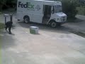 Fedex Guys Makes a Drop, then checks if anybody is looking Fedex Guys Makes a Drop, then checks if anybody is looking