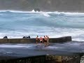 Banho do 1� de Janeiro na ilha das Flores - A�ores