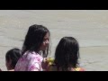 Girls having fun at Har-Ki-Pauri, Haridwar