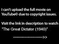 The Great Dictator (1940), PART 1 /9,full film/movie online part1