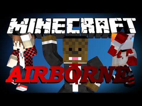 BRAND NEW Minecraft Airborne PVP Minigame w/ BajanCanadian and NoochM