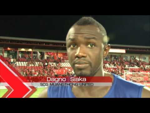 MTUTD.TV Interview Dagno Siaka midfielder v Police United T-League 2013 Round 10)