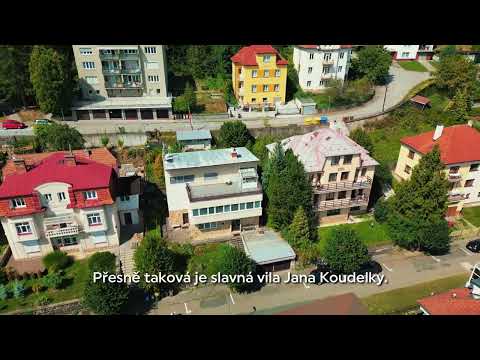 Video Slavná funkcionalistická vila Jana Koudelky na atraktivním místě v Luhačovicích, pozemek 370m2