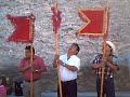 huatlatlauca las banderolas y los gallos  el respeto