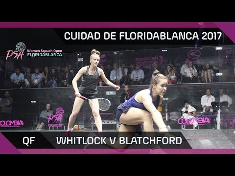 Squash: Whitlock v Blatchford - Ciudad de Floridablanca 2017 - QF Highlights