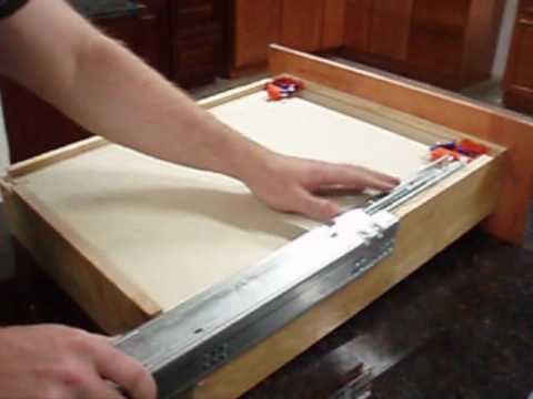 how to fit b&q soft close drawers