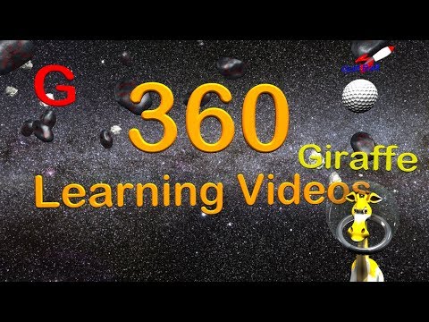 Learn the Letter G - 360° 3D VR Animated Kids Video - YouTube