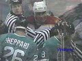 Jovanovski checks Janney 1/16/96