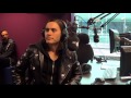 jared leto chews the fat with nick grimshaw on the bbc radio 1 breakfast show.