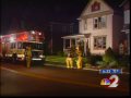 Firefighters almost caught in back draft
