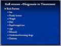 Gallstones, Choleliathesis,  Diagnosis to treatment