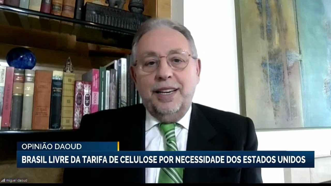 Brasil ficou livre da tarifa de celulose por necessidade dos Estados Unidos, diz Daoud