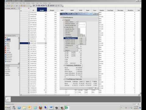 how to do a t test in jmp