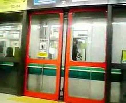 Subway in Tokyo,Japan (Tokyo Metro Namboku Line)