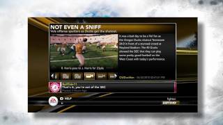 First Look at NCAA Football 11 Online Dynasty