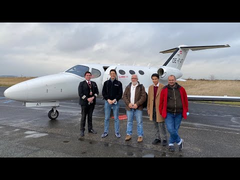 Vol solidaire avec le jet privé Cessna Citation Mustang